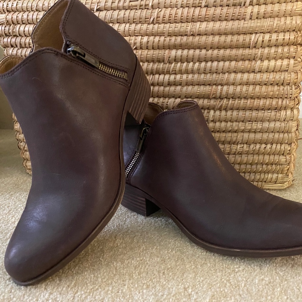 Lucky Brand Leather Booties